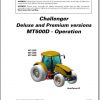 Challenger EU Tractor MT515D MT545D AutoPower VI Deluxe Premium Operation ManualACT0000840 1