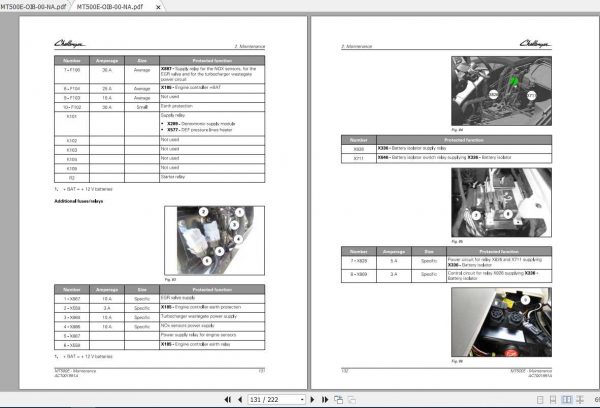Challenger EU Tractor MT515E MT525E MT535E MT545E AutoPower IV VI Maintenance Manual 3
