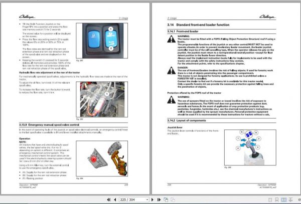 Challenger EU Tractor MT555E MT595E AutoPower VI Deluxe Premium Operation Manual 3