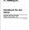 Challenger EU Tractor MT745D MT755D MT765D CE Rubber Track Operator ManualDE 1