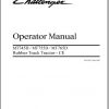 Challenger EU Tractor MT745D MT755D MT765D CE Rubber Track Operator ManualEN 1