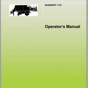 Claas Baler Quadrant 1150 Operators Manual 1
