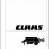 Claas Baler Quadrant 1150 RC Operators Manual 1
