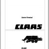 Claas Baler Quadrant 2200 2200 RC Operators Manual