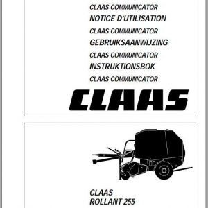 Claas Baler Rollant 255 Operators Manual FR DE EN RU 1
