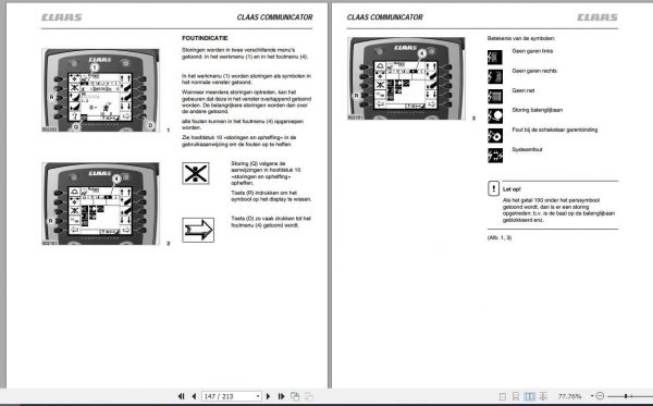 Claas Baler Rollant 255 Operators Manual FR DE EN RU 3