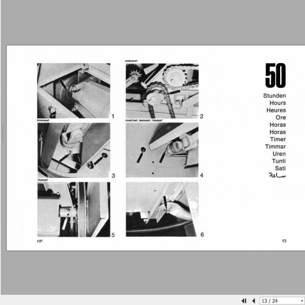 Claas Baler Rollant 44 44S Operators Manual FR DE EN RU 2