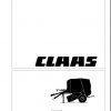 Claas Baler Rollant 45 Operators Manual FR DE EN RU 1