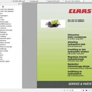 Claas Baler Rollant 46 Roto Cut Operators Manual FR DE EN RU 1c4225f0bdf98628f