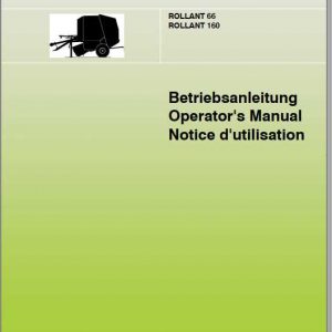 Claas Baler Rollant 66 160 Operators Manual FR DE EN RU 1