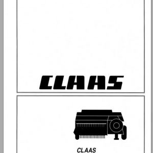 Claas Balers Markant 55 Assembly Instruction 1
