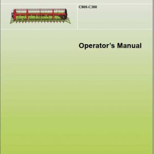 Claas C900 C300 Operators Manual 1