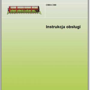 Claas C900 C300 Operators Manual PL 1