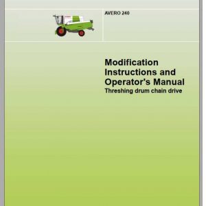 Claas Combines Avero 240 Conversion Instructions FR DE EN RU 1