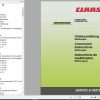 Claas Combines C1200 F1200 Lexion 480 410 Conversion Instructions FR DE EN RU 1