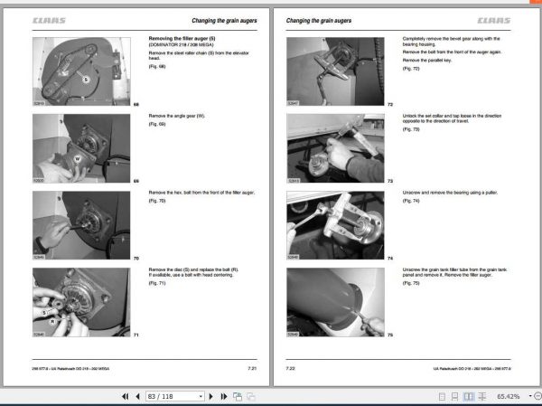 Claas Combines Dominator 218202 Mega Conversion Instructions 2
