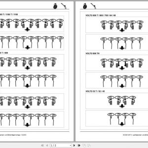 Claas Combines Volto 1300T 800T 800 700 65 60 800TH 55TH 55 45 Assembly Instruction