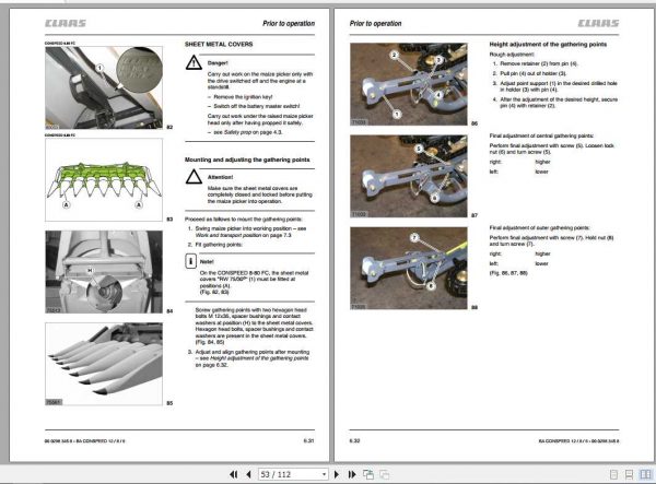 Claas Conspeed 12 Conspeed 8 Conspeed 6 Operators Manual 3