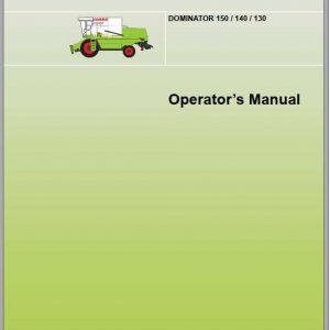 Claas Dominator 150 140 130 EN Operators Manual 1