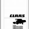 Claas Dominator 218 Mega 202 Mega Operators Manual PL 1