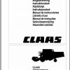 Claas Dominator 76 56 Operators Manual 1