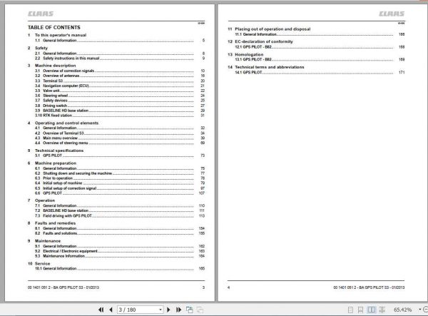 Claas Easy GPS PILOT Operators Manual 2
