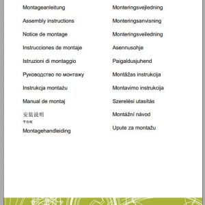 Claas Forage Harvesters Orbis 600 SD Assembly Instruction FR DE EN RU 1