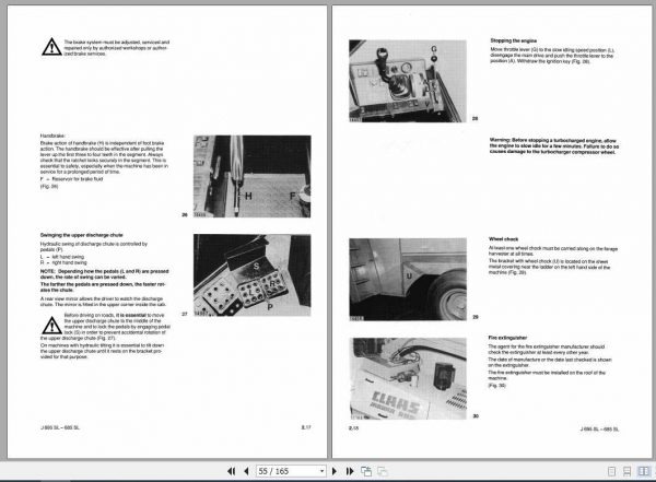 Claas Jaguar 695 SL 690 SL 685 SL Operators Manual 3