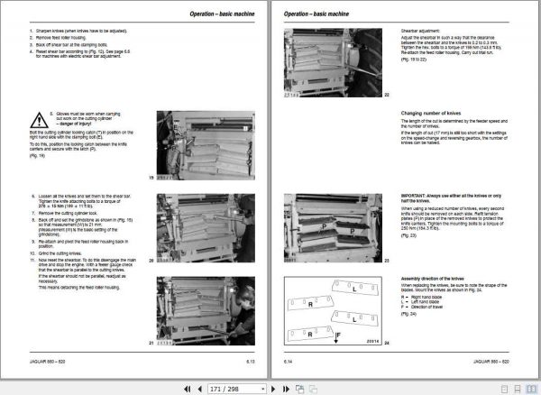 Claas Jaguar 880 820 Operators Manual 3