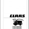 Claas Jaguar 880 820 Operators Manual PL 1