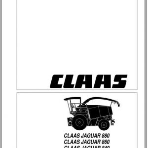Claas Jaguar 880 820 Operators Manual PL 1