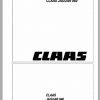 Claas Jaguar 880 860 840 Operators Manual 1 1