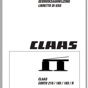 Claas Mowers Corto 210 185 165 R Assembly Instruction FR DE EN RU 1