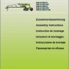 Claas Mowers Disco 3500 TC Disco 3100 TC AS Assembly Instruction FR DE EN RU 1