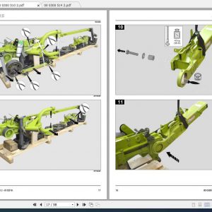 Claas Mowers Liner 1700 Twin 1700 Liner 1600 Twin 1600 Assembly Instruction FR DE EN RU 2
