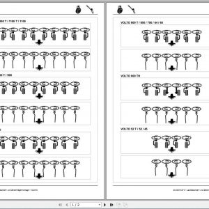 Claas Mowers Volto 1300T 700 65 60 800TH 55TH 55 45 Assembly Instruction 1