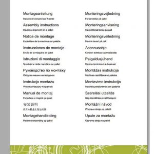 Claas Swathers Liner 450 420 Assembly Instruction FR DE EN RU 1