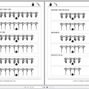 Claas Swathers Volto 1300T 700 65 60 800TH 55TH 55 45 Assembly Instruction 1
