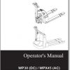 Clark Electric Pallet WP30DC WPX45AC Operators Manual 1