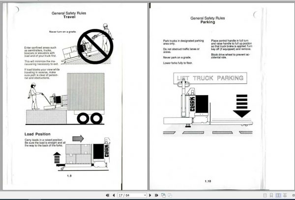 Clark Forklift AGP40 Operators Manual 2