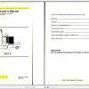 Clark Forklift AGT5 OM 552 Operators Manual2772957 1