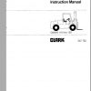 Clark Forklift C500Y 110 150 Operators Manual 1