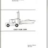 Clark Forklift C500Y 165M 200M OM 579M Operators Manual2783409 1
