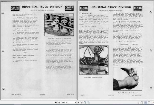 Clark Forklift Clarklift 40B Operators Manual 3