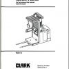 Clark Forklift NOS 15 OM 613 Operators Manual2812984 1