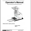 Clark Order Picker OP15X OM 714 Operators Manual934166 1