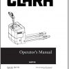 Clark Pallet Truck EWP30 OM 722 Operators Manual2827193 1