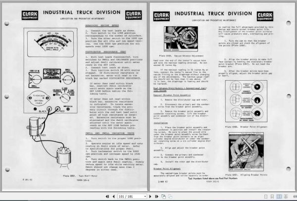 Clark Tractor CTA E 20 30 40 50 Operators ManualO 185 3