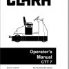 Clark Tractor CTT7 OM 659 Operators Manual5350306 1