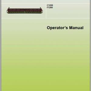 Class C1200 F1200 Operators Manual 1